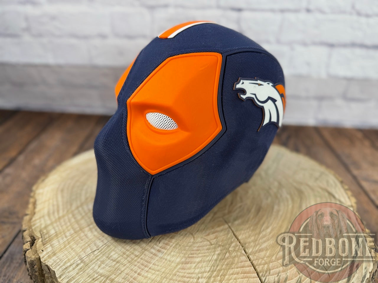 Denver-Inspired Navy & Blue Masked Mercenary Mask