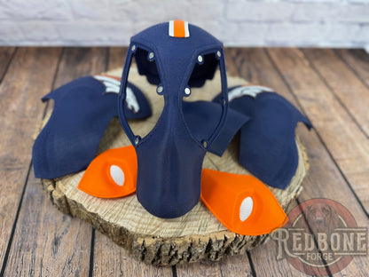 Denver-Inspired Navy & Blue Masked Mercenary Mask