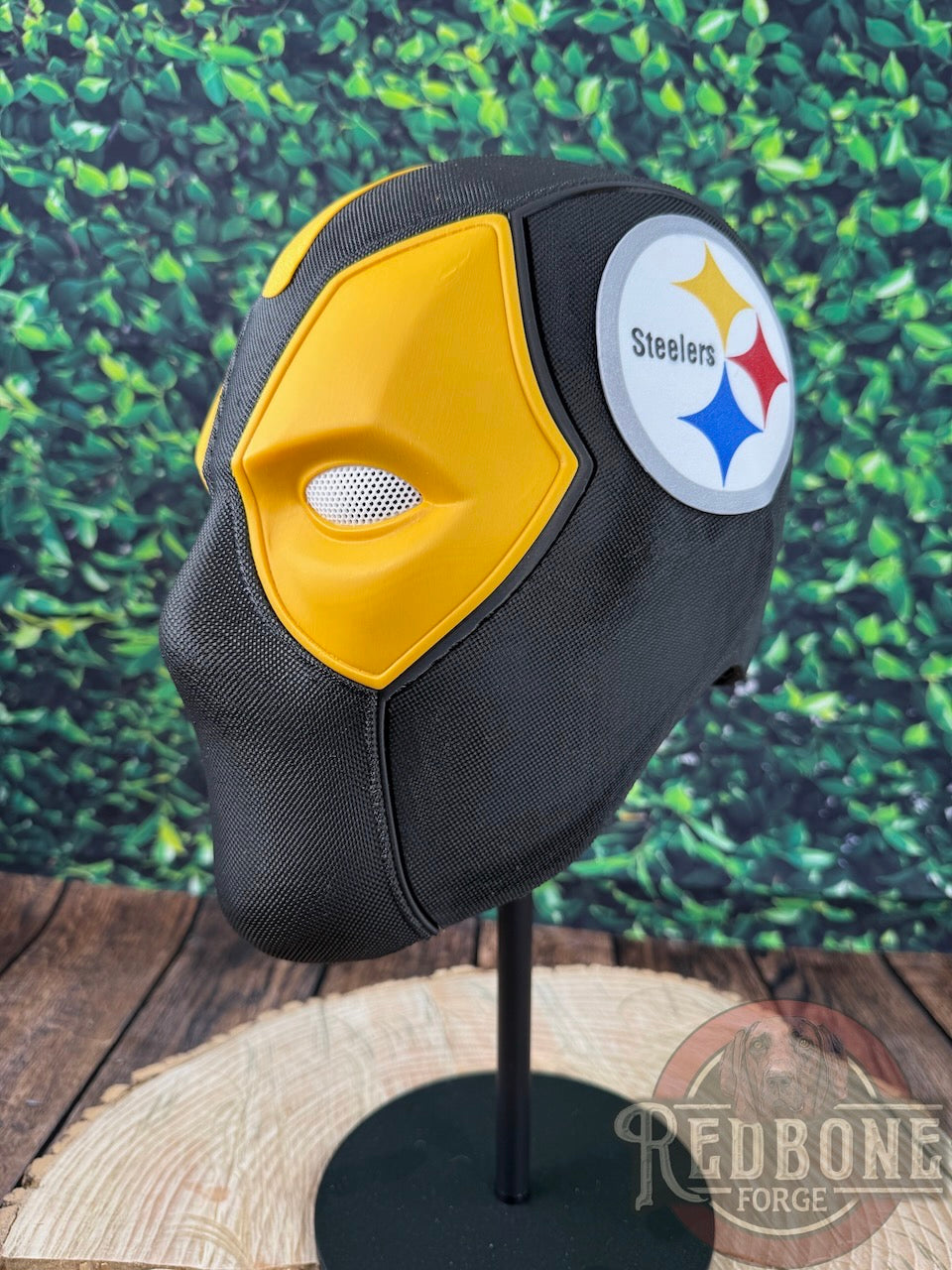 Pittsburgh-Inspired Yellow & Black Masked Mercenary Mask