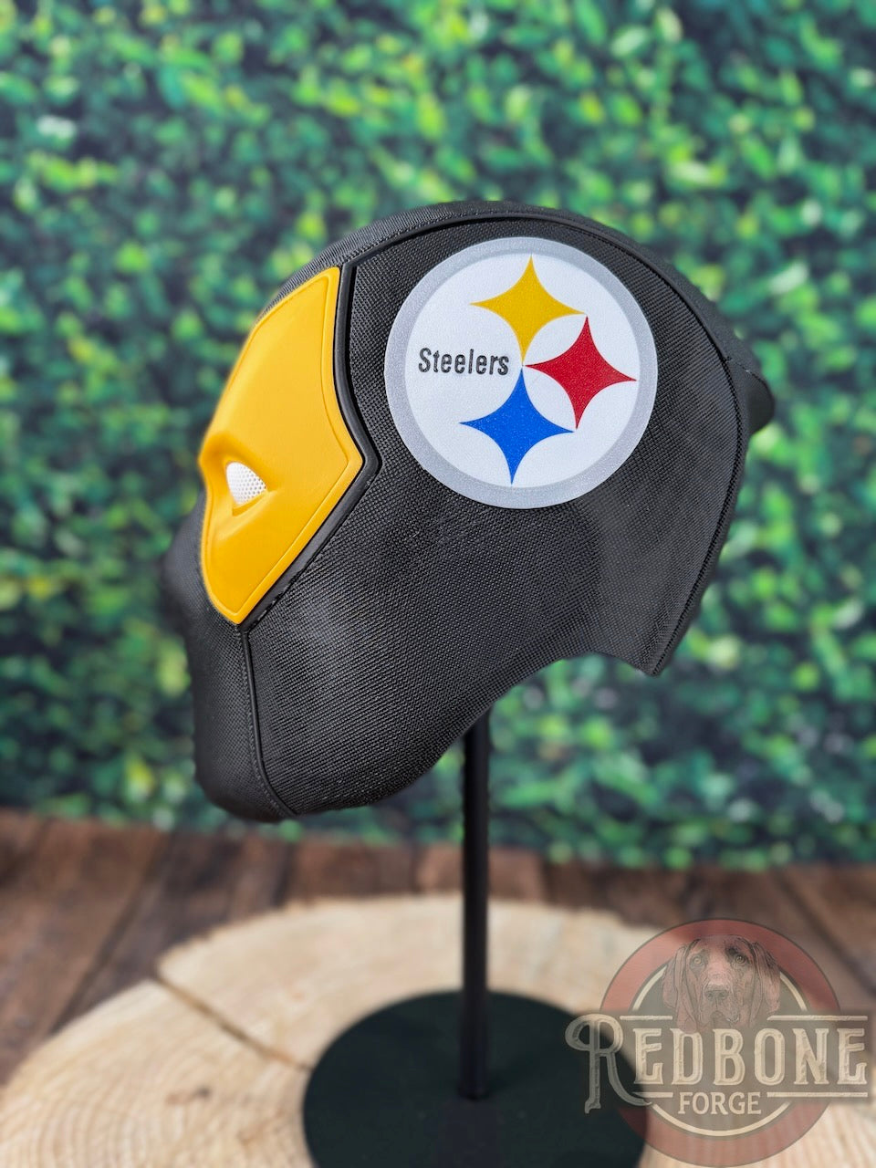 Pittsburgh-Inspired Yellow & Black Masked Mercenary Mask