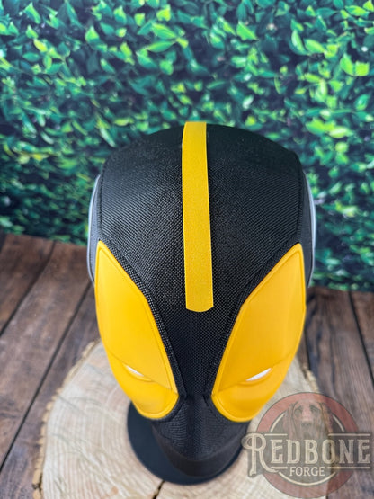Pittsburgh-Inspired Yellow & Black Masked Mercenary Mask