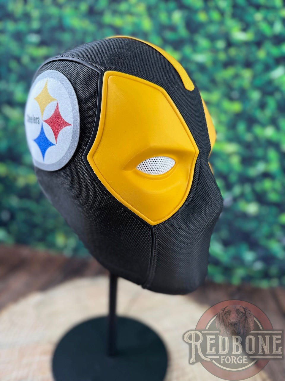 Pittsburgh-Inspired Yellow & Black Masked Mercenary Mask