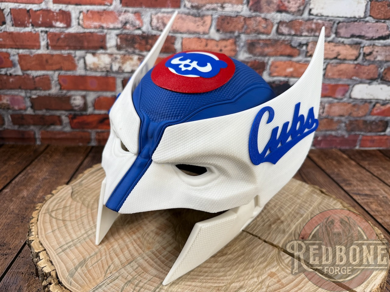 Chicago-Inspired Blue & White Mutant Cowl