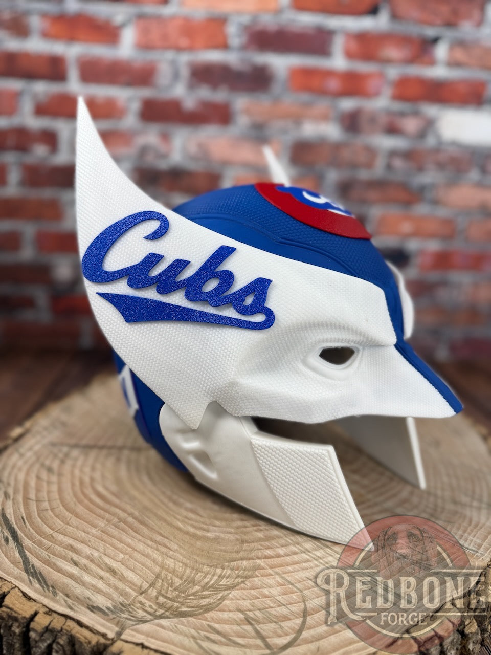 Chicago-Inspired Blue & White Mutant Cowl