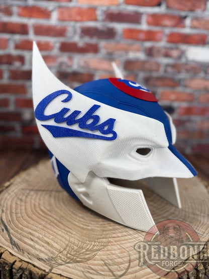 Chicago-Inspired Blue & White Mutant Cowl