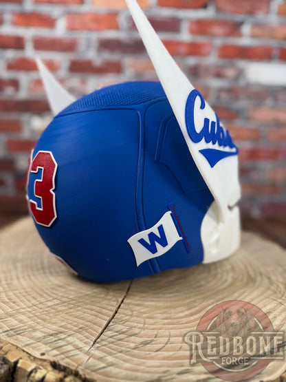 Chicago-Inspired Blue & White Mutant Cowl