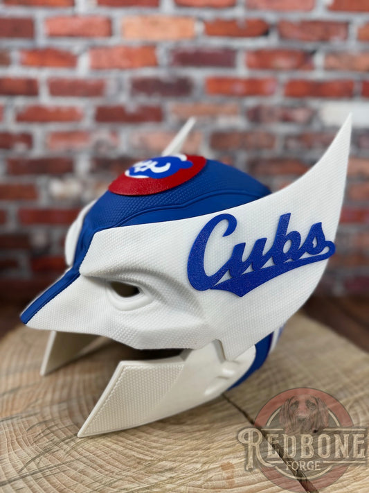 Chicago-Inspired Blue & White Mutant Cowl