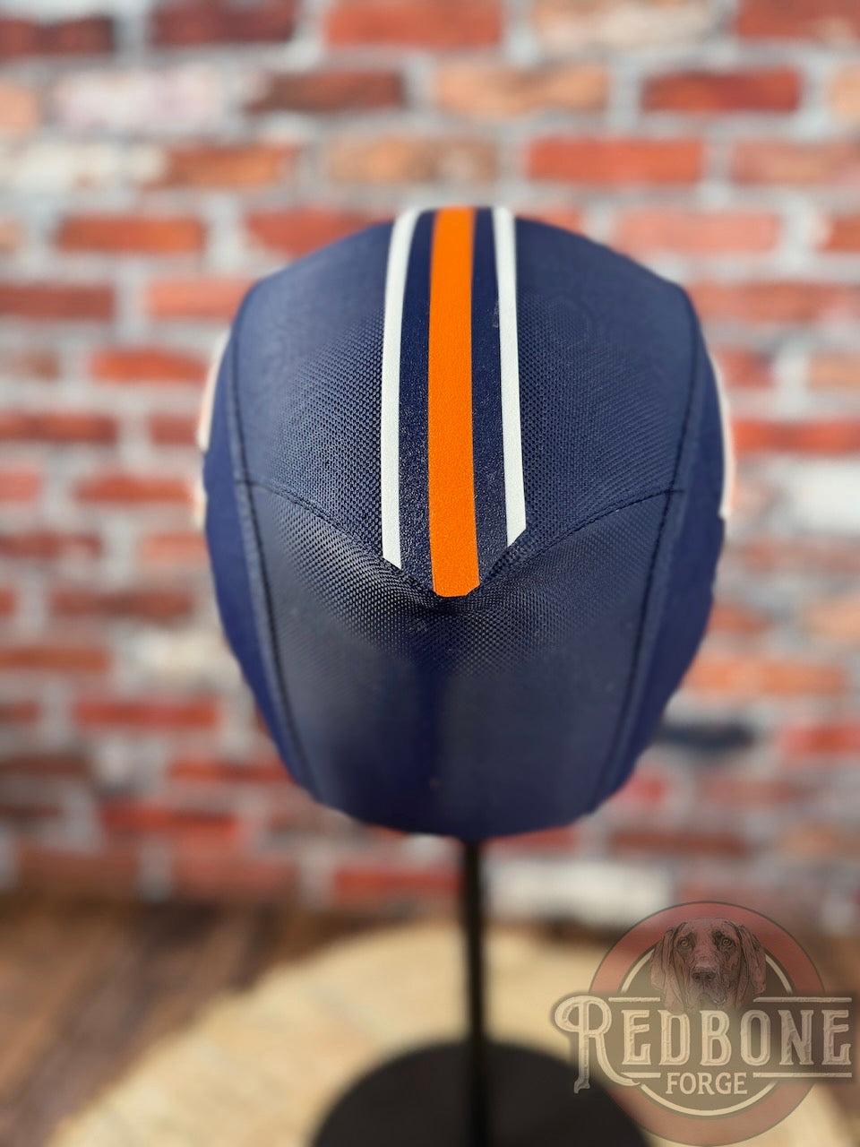Chicago-Inspired Orange and Navy Blue Masked Mercenary Mask