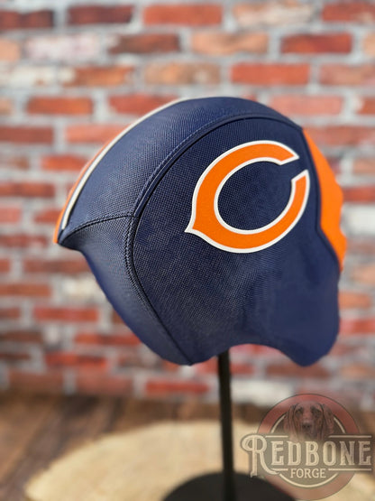 Chicago-Inspired Orange and Navy Blue Masked Mercenary Mask