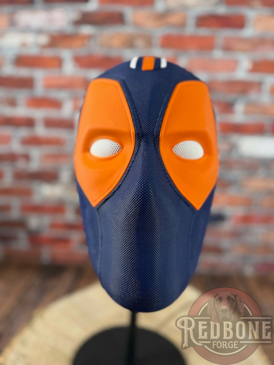 Chicago-Inspired Orange and Navy Blue Masked Mercenary Mask