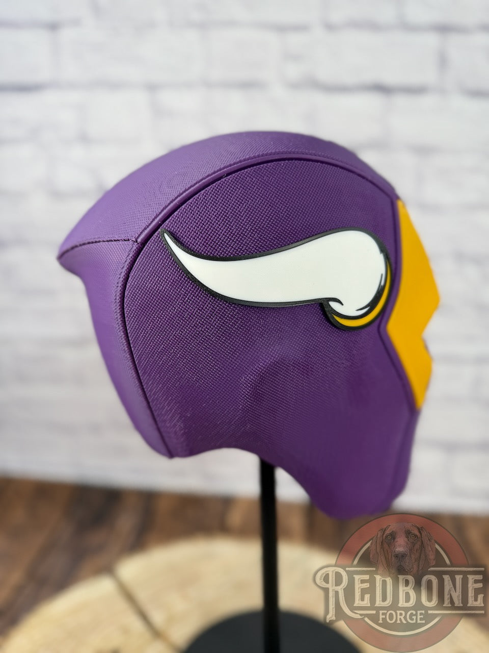 Minnesota-Inspired Purple & Yellow Masked Mercenary Mask