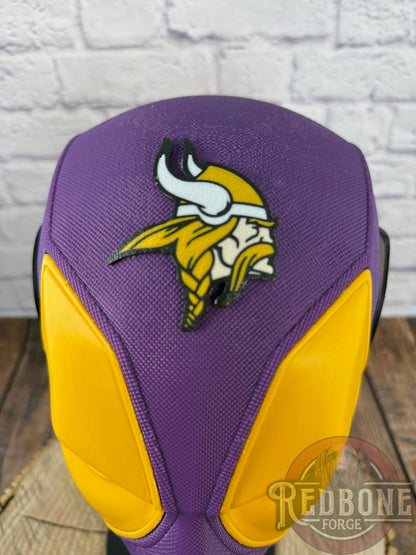 Minnesota-Inspired Purple & Yellow Masked Mercenary Mask