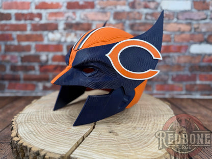 Chicago-Inspired Navy Blue & Orange Mutant Cowl