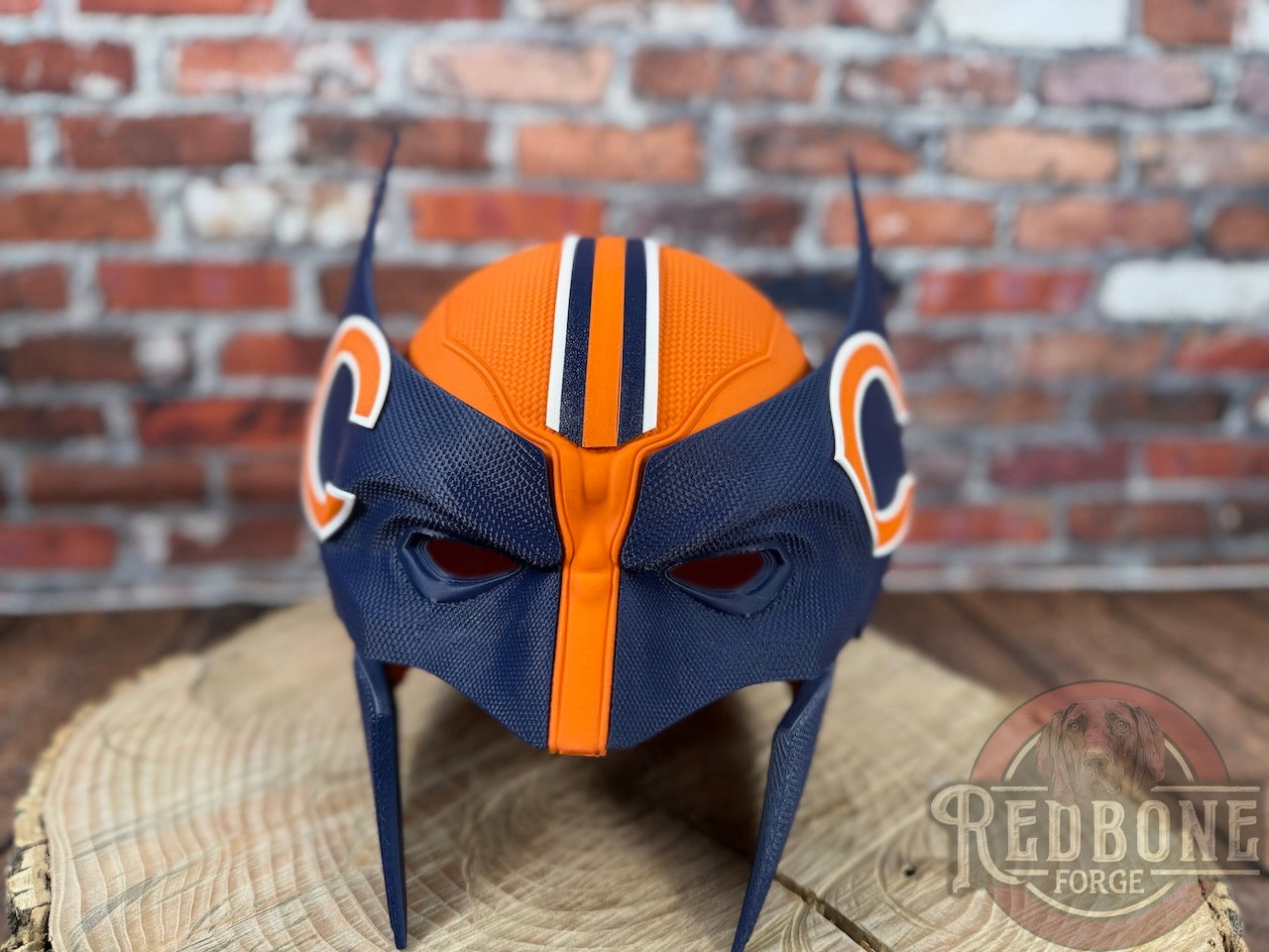 Chicago-Inspired Navy Blue & Orange Mutant Cowl