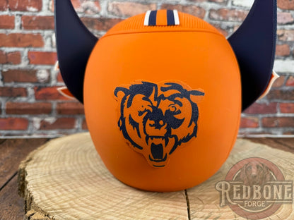 Chicago-Inspired Navy Blue & Orange Mutant Cowl