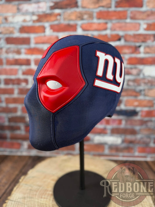 NY-Inspired Big Apple Red & Blue Masked Mercenary Mask