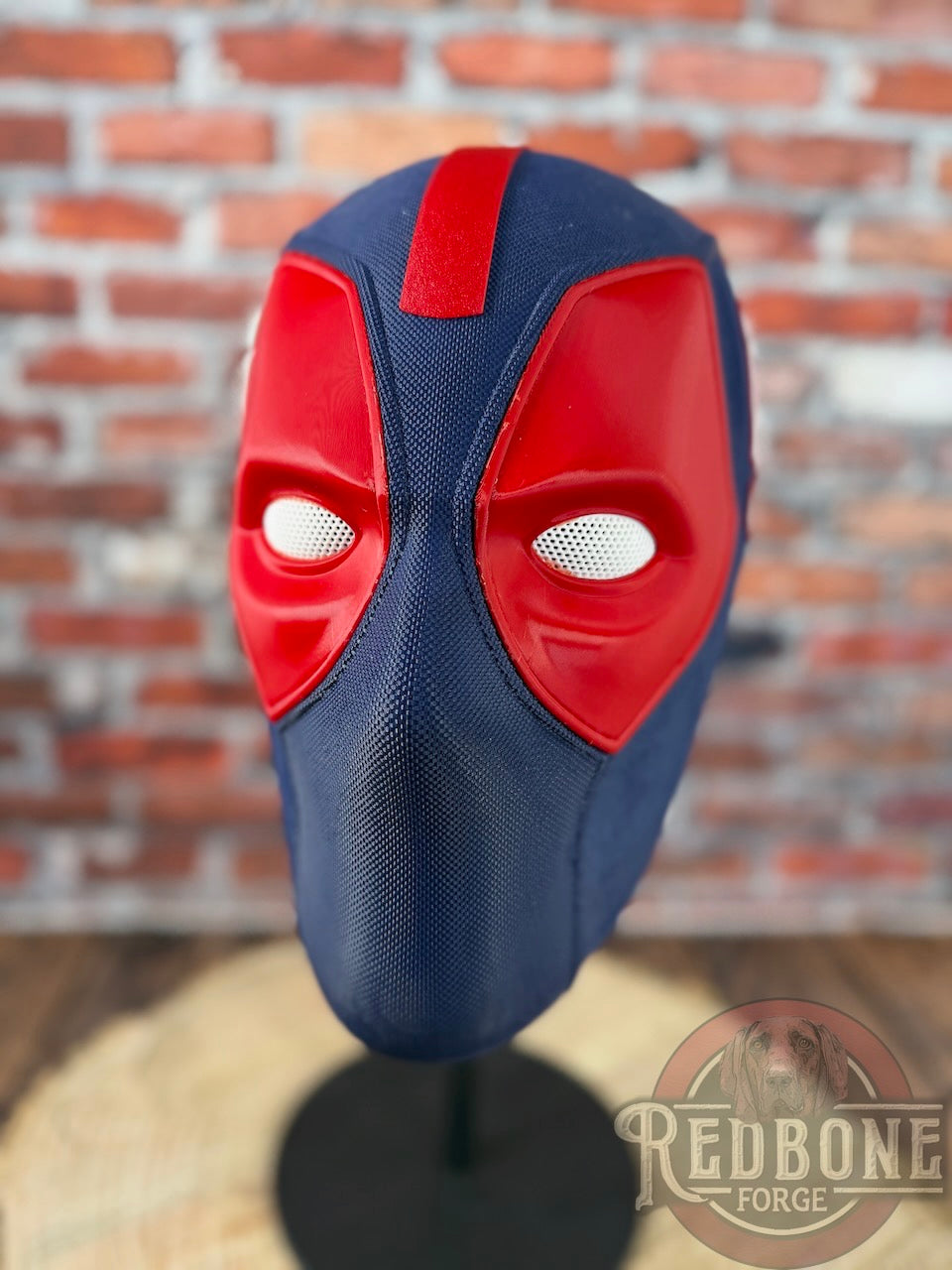 NY-Inspired Big Apple Red & Blue Masked Mercenary Mask