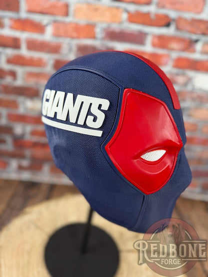NY-Inspired Big Apple Red & Blue Masked Mercenary Mask