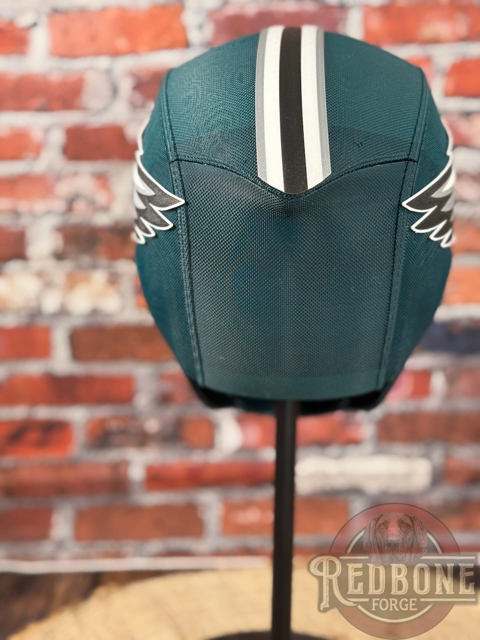 Philly Inspired Green, Black, Silver, & White Masked Mercenary Mask