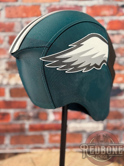 Philly Inspired Green, Black, Silver, & White Masked Mercenary Mask