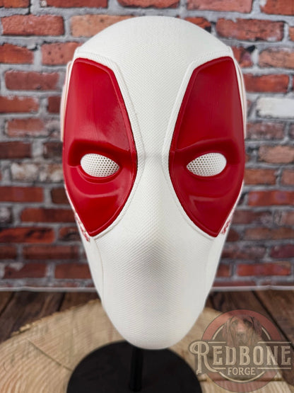 Detroit- Inspired Red & White Hockey Masked Mercenary Mask