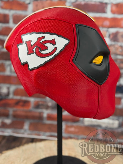 KC-Inspired Red, Yellow, & Black Masked Mercenary Mask