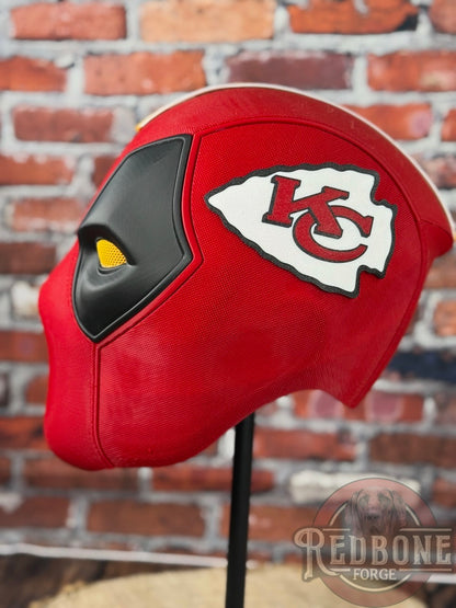 KC-Inspired Red, Yellow, & Black Masked Mercenary Mask