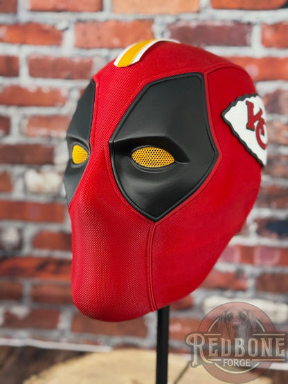 KC-Inspired Red, Yellow, & Black Masked Mercenary Mask