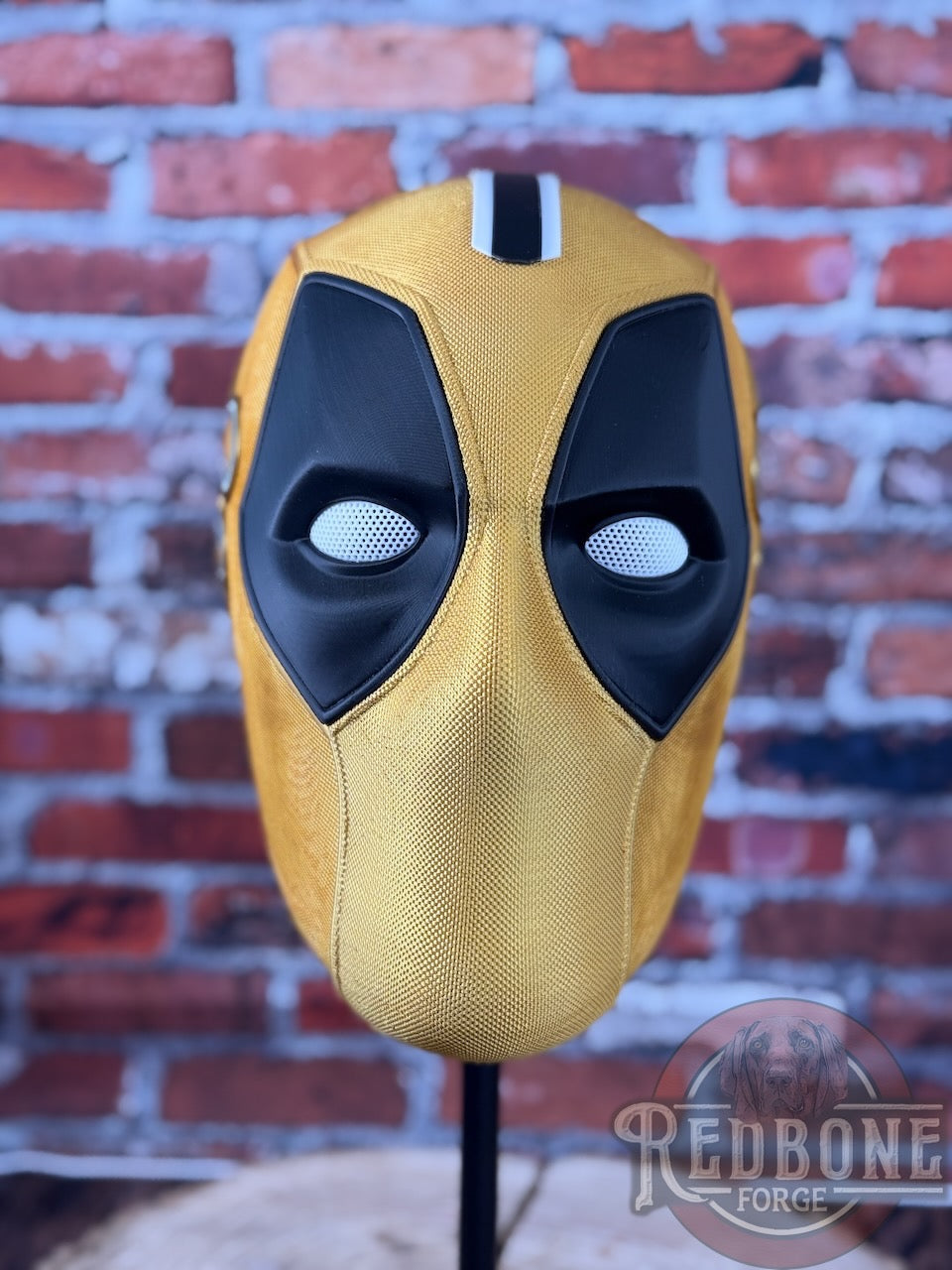 New Orleans-Inspired Black & Gold Masked Mercenary Mask