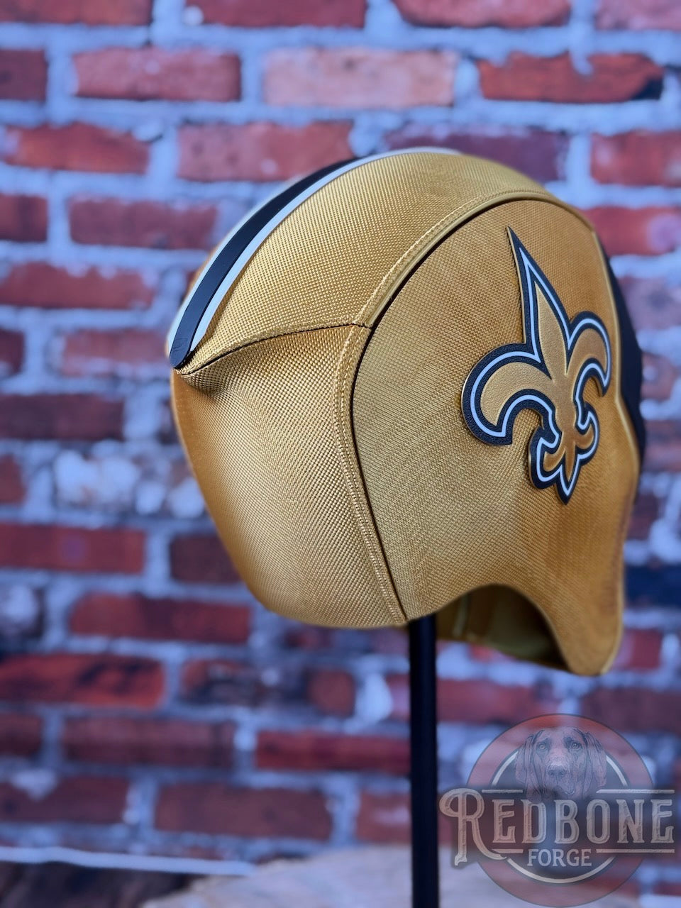 New Orleans-Inspired Black & Gold Masked Mercenary Mask