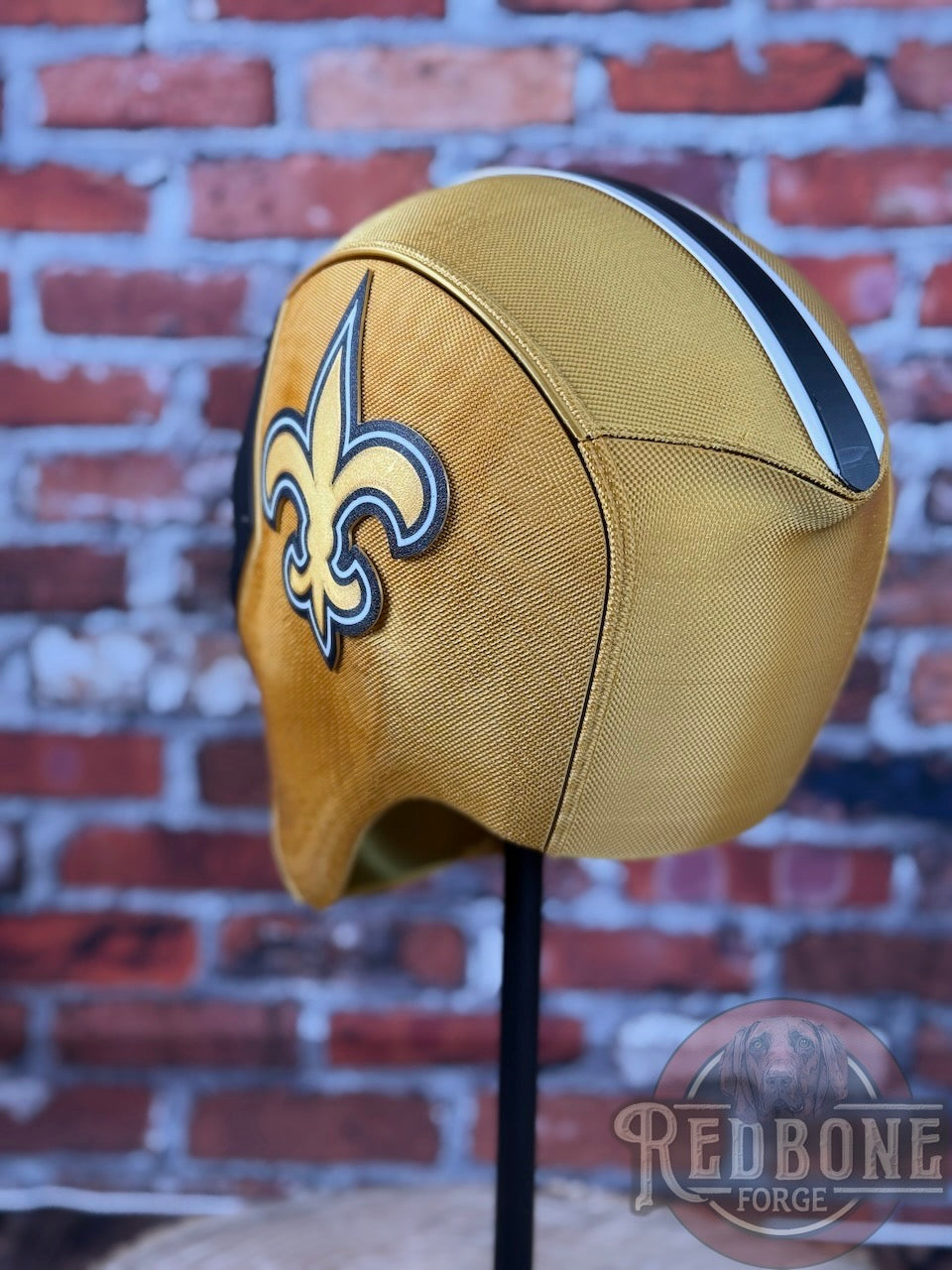 New Orleans-Inspired Black & Gold Masked Mercenary Mask