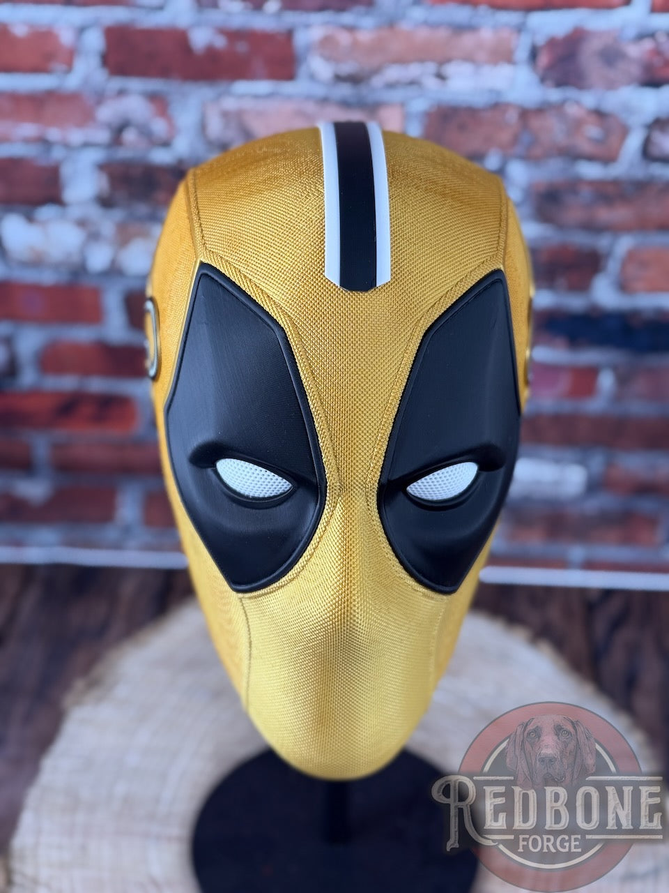 New Orleans-Inspired Black & Gold Masked Mercenary Mask