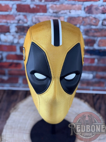 New Orleans-Inspired Black & Gold Masked Mercenary Mask