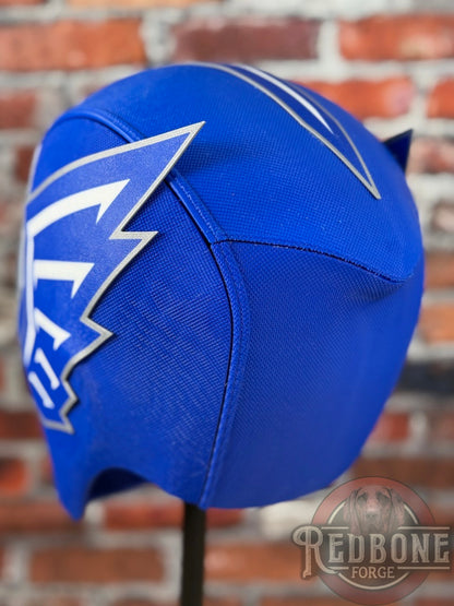 St. Louis- Inspired Silver & Blue Masked Mercenary Mask