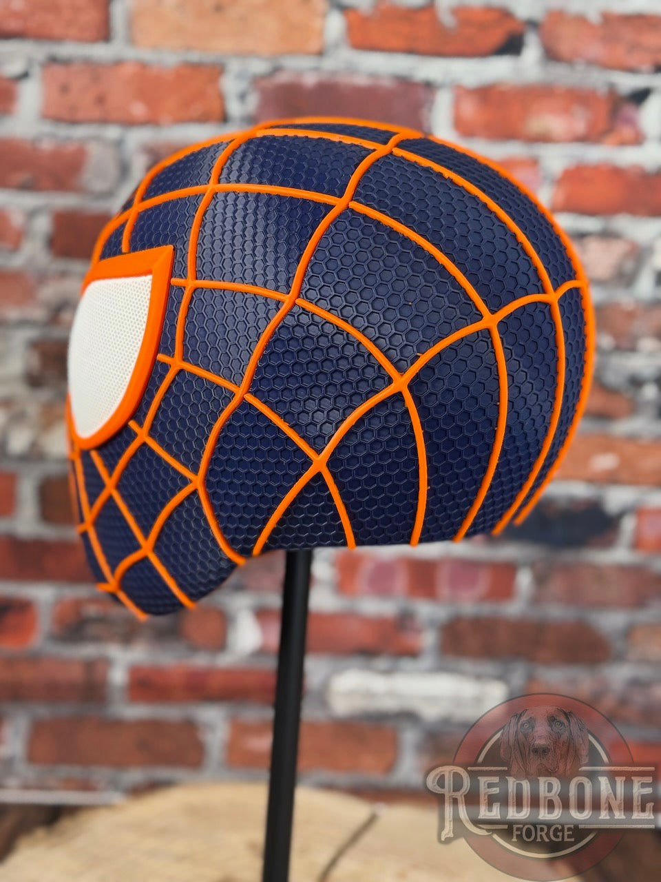 Denver Broncos Spiderman 3D Printed Helmet