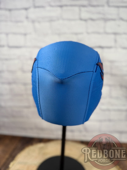 Tennessee-Inspired Blue, Red, & Navy Masked Mercenary Mask