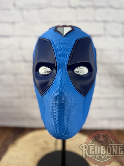 Tennessee-Inspired Blue, Red, & Navy Masked Mercenary Mask