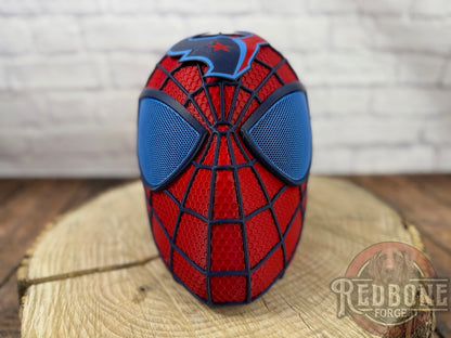 Houston-Inspired Red & Blue Web Slinger Mask