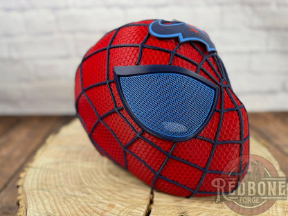 Houston-Inspired Red & Blue Web Slinger Mask