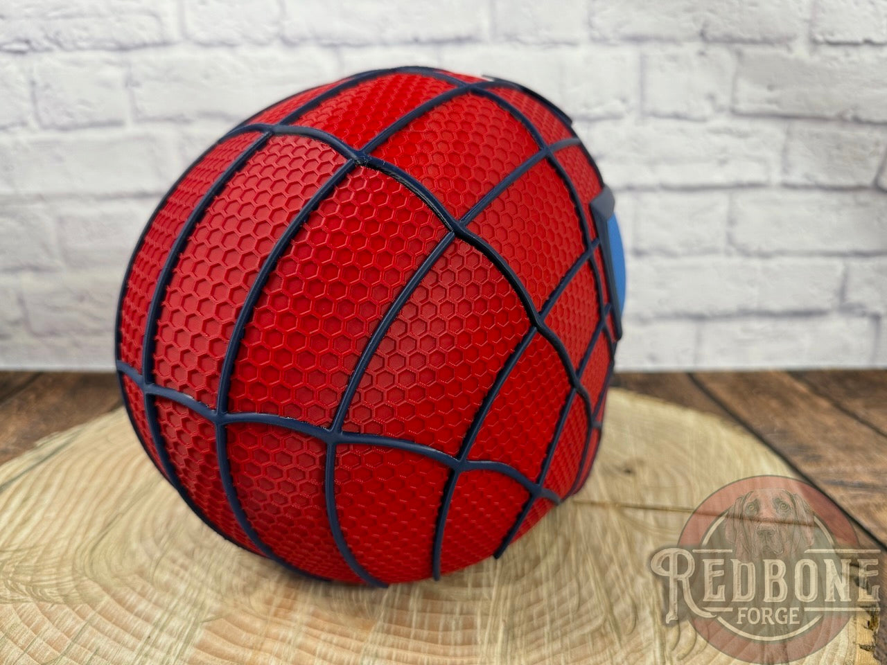 Houston-Inspired Red & Blue Web Slinger Mask