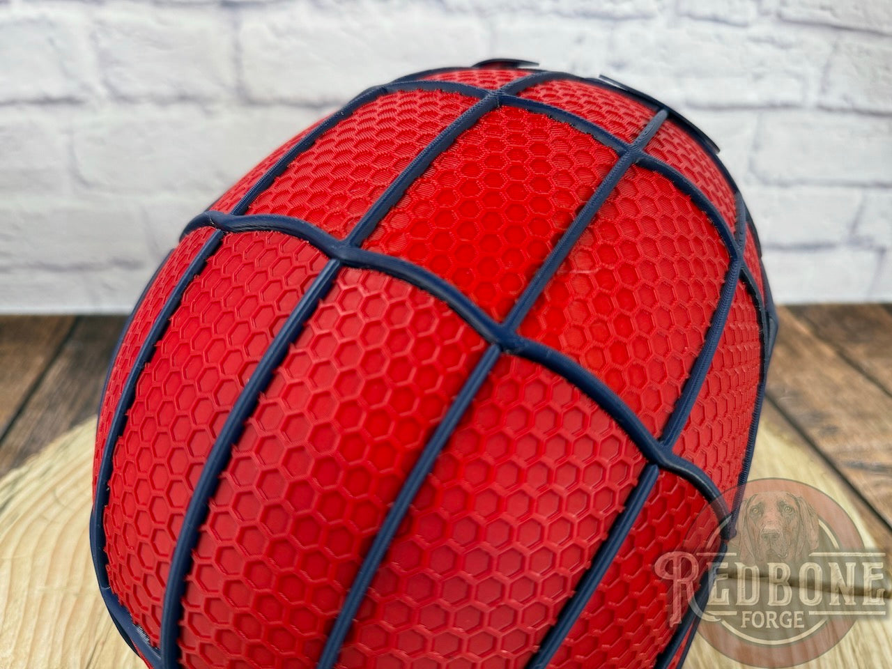 Houston-Inspired Red & Blue Web Slinger Mask