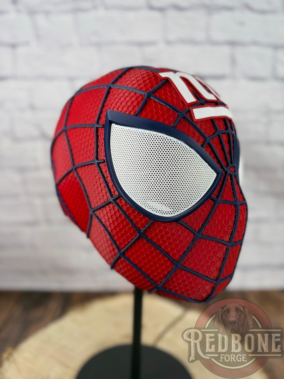 NY-Inspired Big Apple Red & Blue Web Slinger Mask