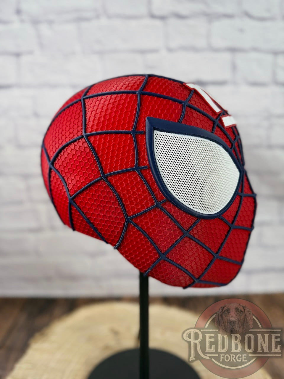 NY-Inspired Big Apple Red & Blue Web Slinger Mask
