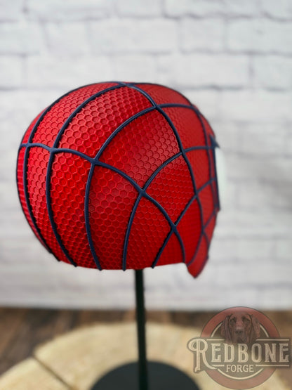 NY-Inspired Big Apple Red & Blue Web Slinger Mask