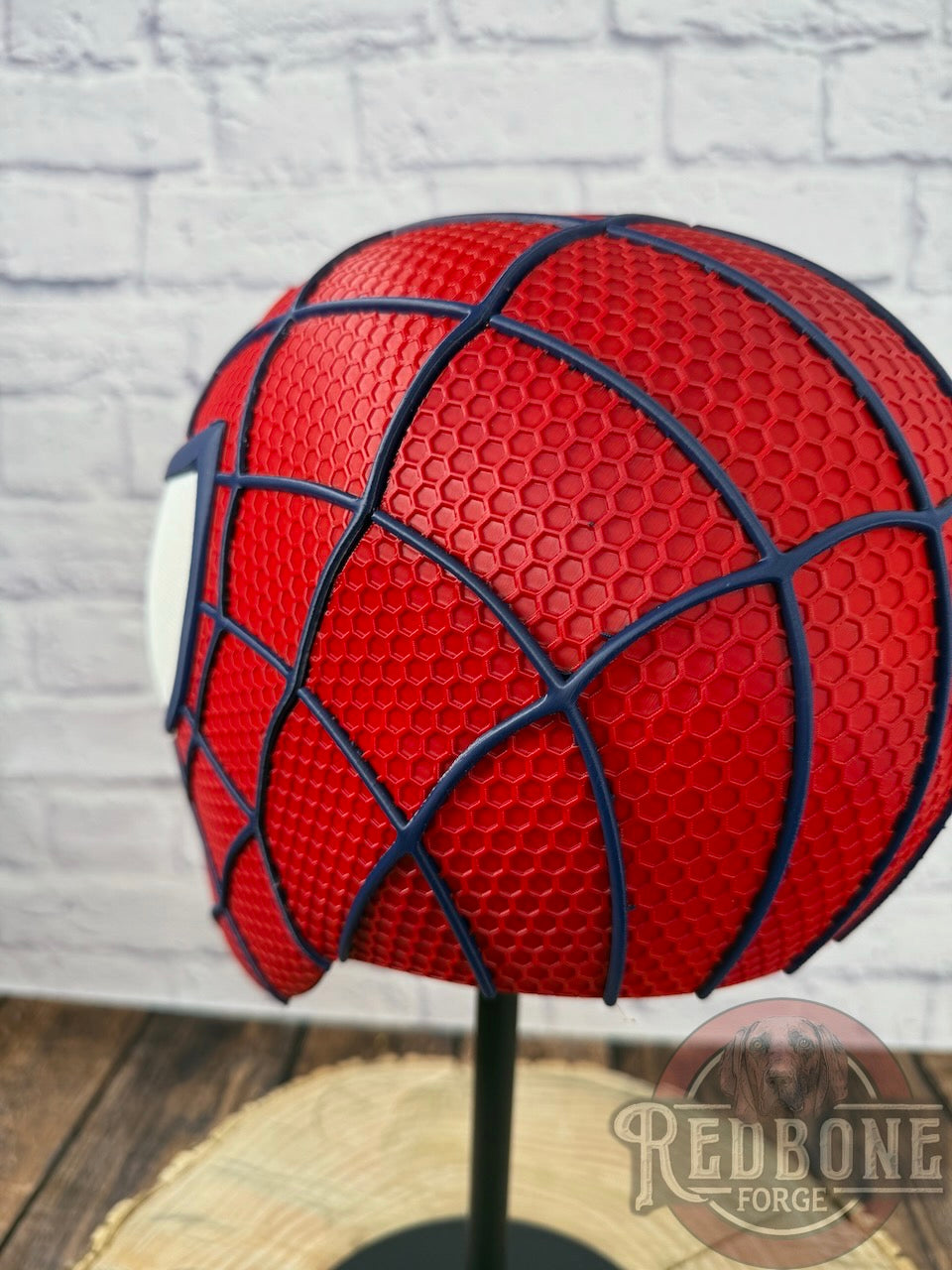 NY-Inspired Big Apple Red & Blue Web Slinger Mask