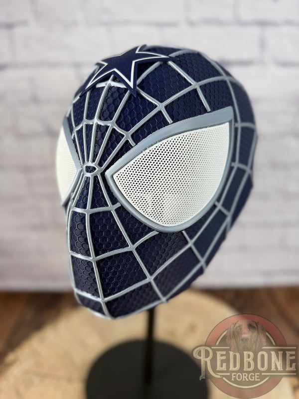 Dallas Cowboys Spiderman 3D Printed Helmet