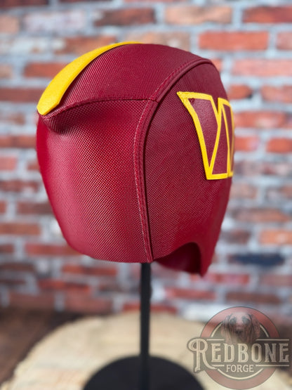 Washington-Inspired Gold & Burgundy Masked Mercenary Mask