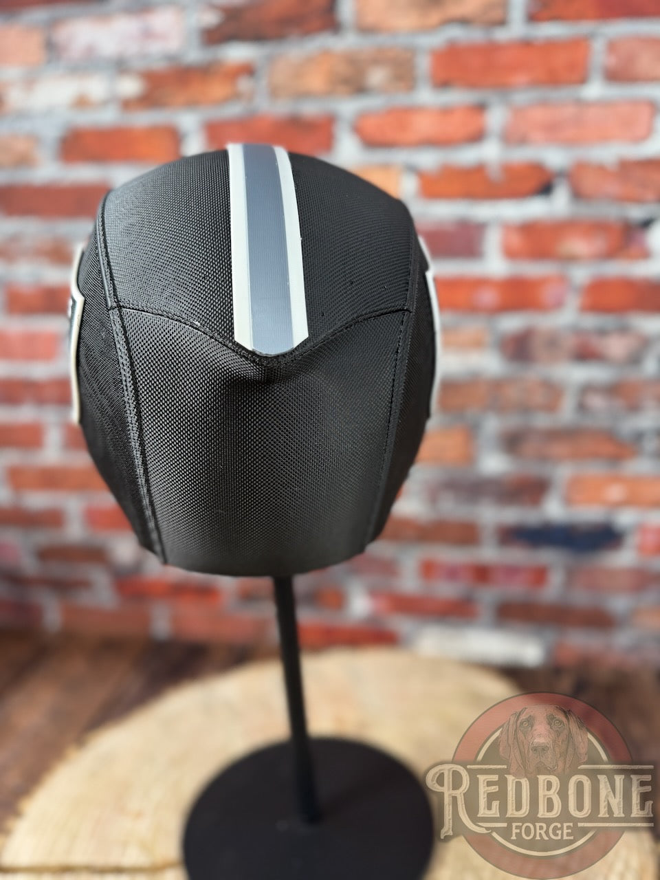 Vegas-Inspired Black & Silver Masked Mercenary Mask