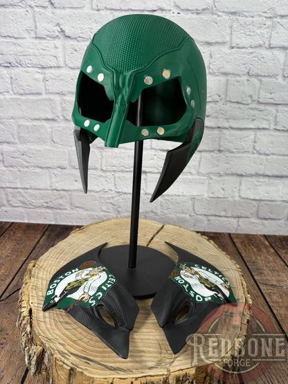 Boston Themed Mutant Cowl Wearable 3D Printed Helmet
