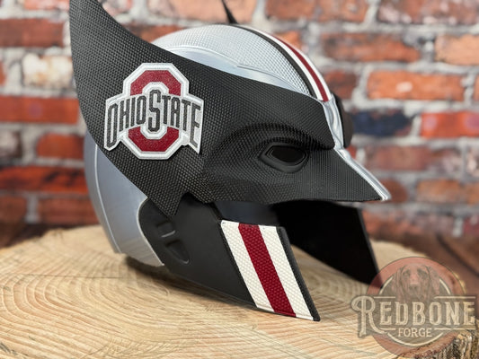 Ohio-Inspired Black, Garnet, & Silver Mutant Cowl